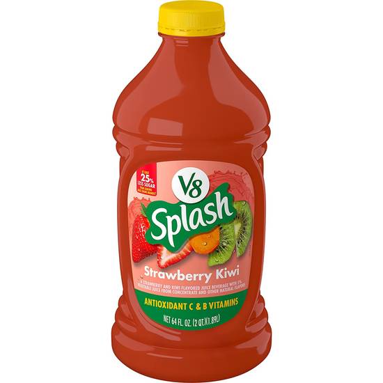 Order V8 Splash Strawberry Kiwi Fruit Juice food online from Exxon Food Mart store, Port Huron on bringmethat.com