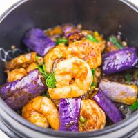 Order Shrimp with Eggplant food online from Cafe Ginger store, Houston on bringmethat.com
