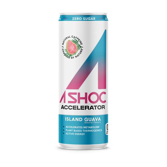 Order A Shoc Accelerator Zero Sugar Energy Drink Island Guava (12 oz) food online from Rite Aid store, Barstow on bringmethat.com