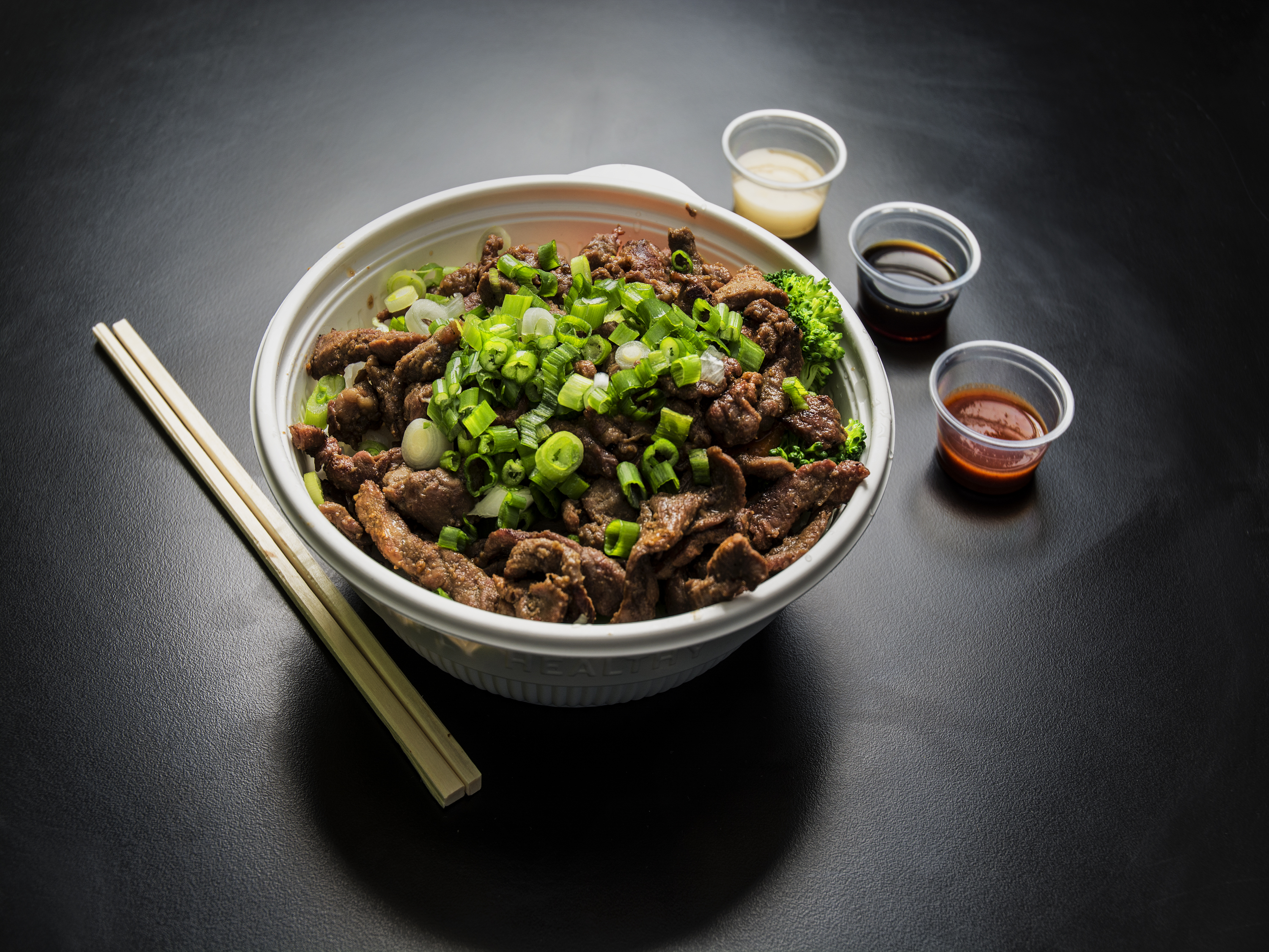 Order Beef Bowl food online from The Flame Broiler Trbk No 57 store, Irvine on bringmethat.com