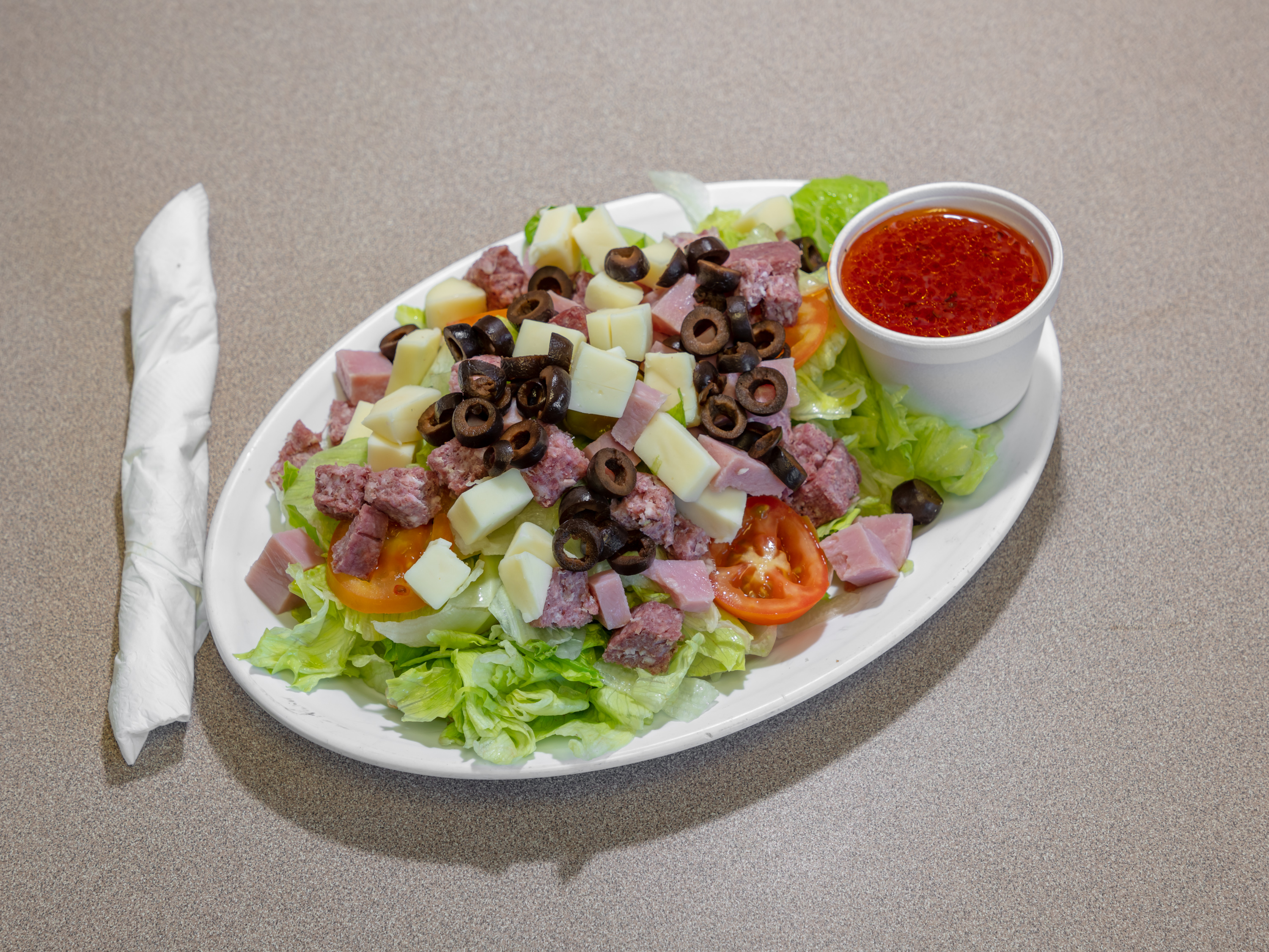 Order Goodfella's Salad food online from Goodfellas Pizza & Subs store, Wylie on bringmethat.com