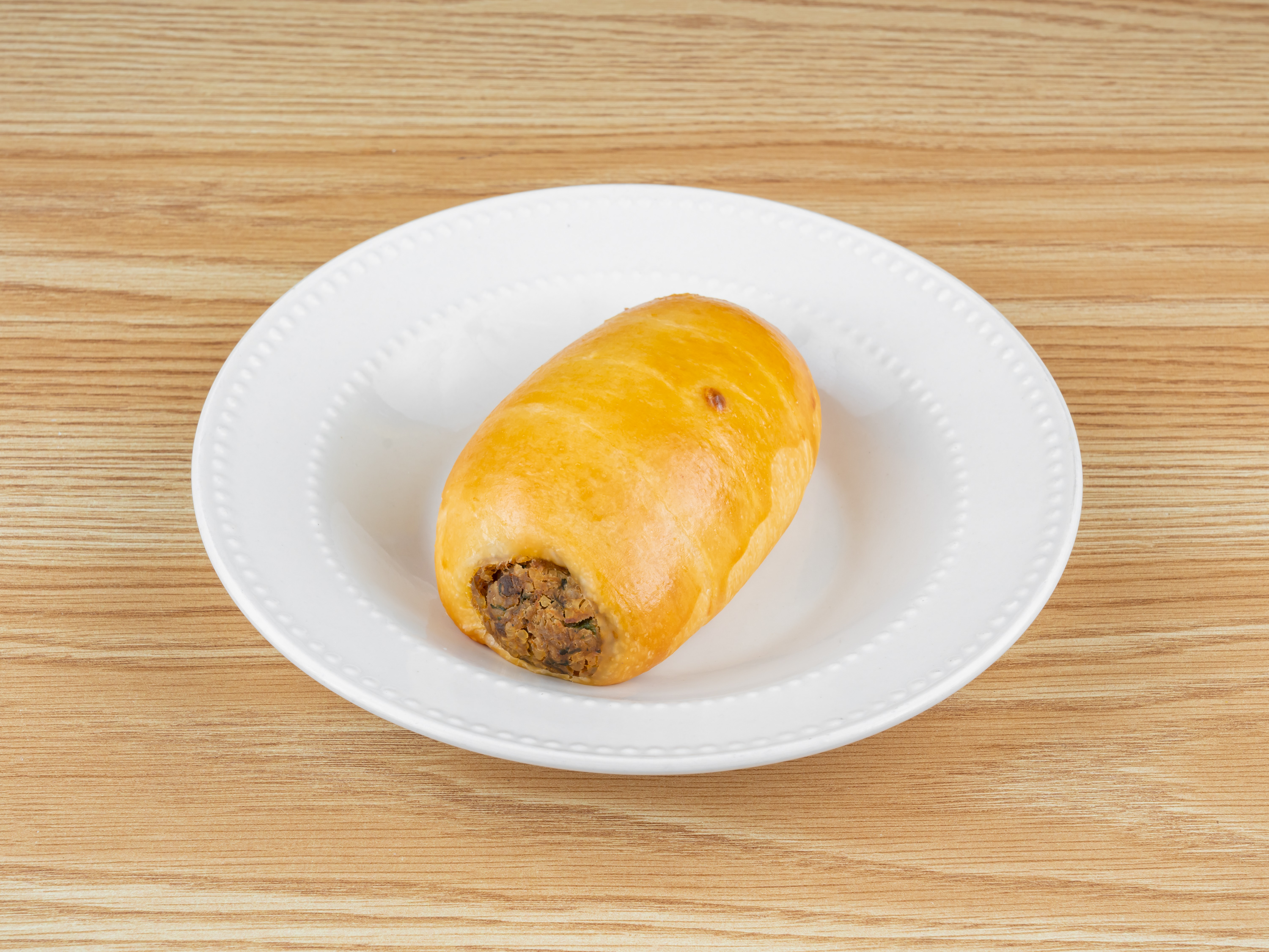 Order Large Boudin Kolache food online from Goodies Donuts store, Rosharon on bringmethat.com