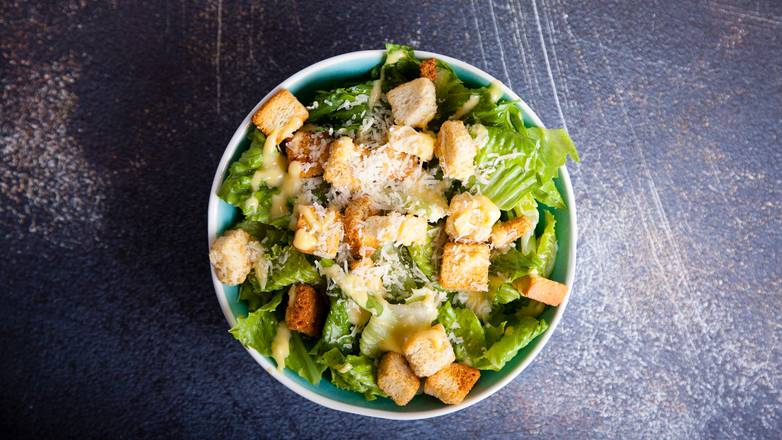 Order The Caesar Salad food online from Two Hand Burger (22648 Mission Blvd store, Hayward on bringmethat.com