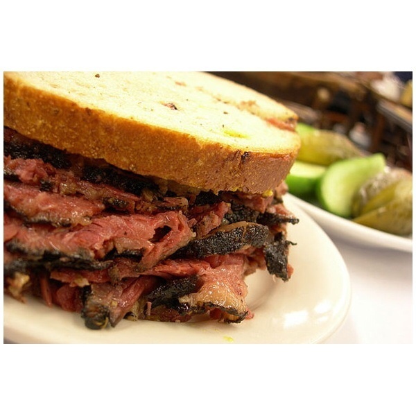 Order Pastrami Sandwich food online from Ameci Pizza store, Fillmore on bringmethat.com