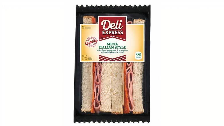 Order Deli Express Mega Italian Style Wedge, 4.2 oz food online from Mac On 4th store, Alton on bringmethat.com