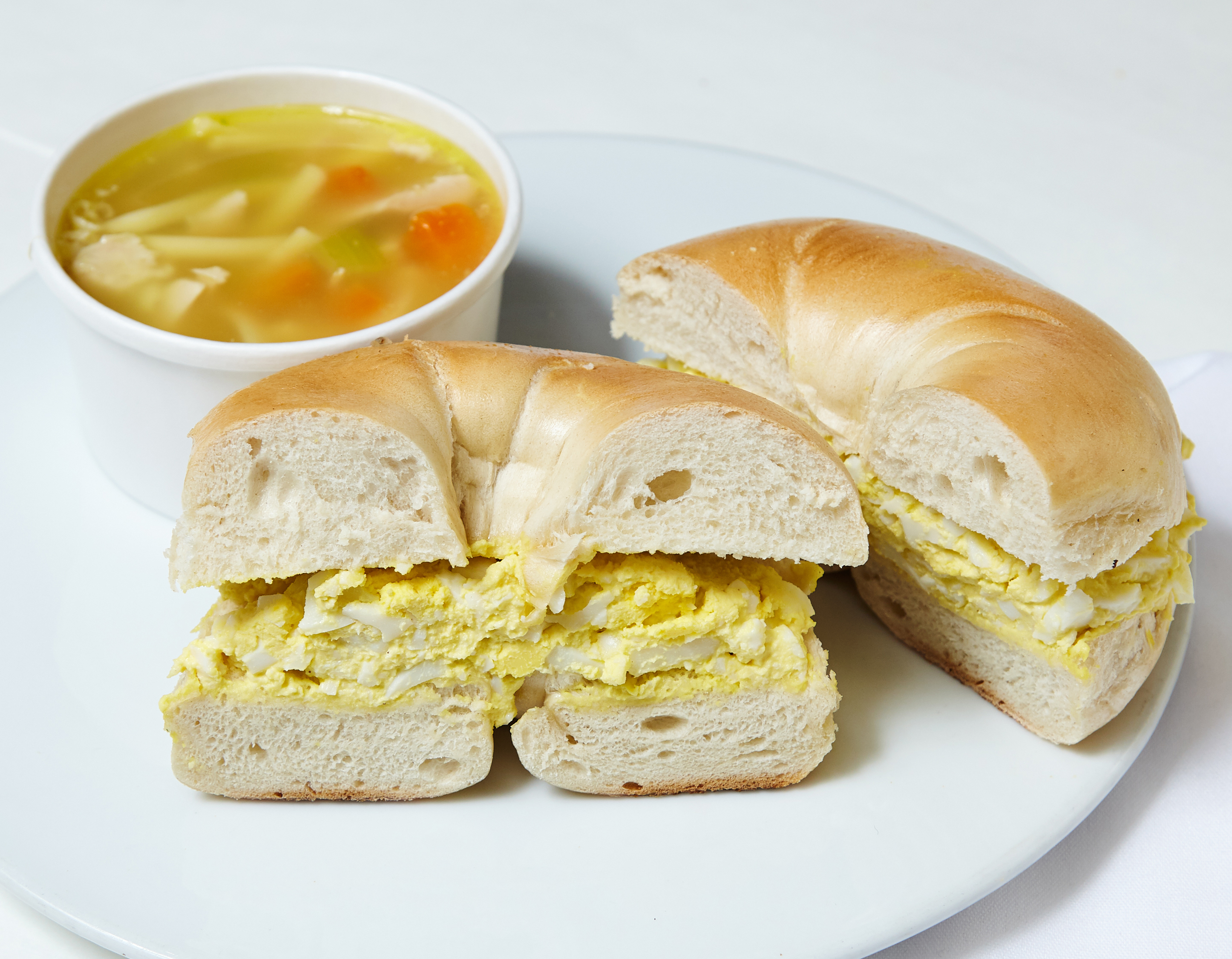 Order Egg Salad Sandwich food online from Liberty Bagels store, New York on bringmethat.com