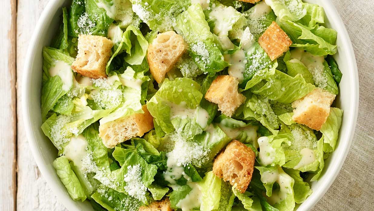 Order Caesar Salad food online from Si-Pie Pizzeria store, Chicago on bringmethat.com