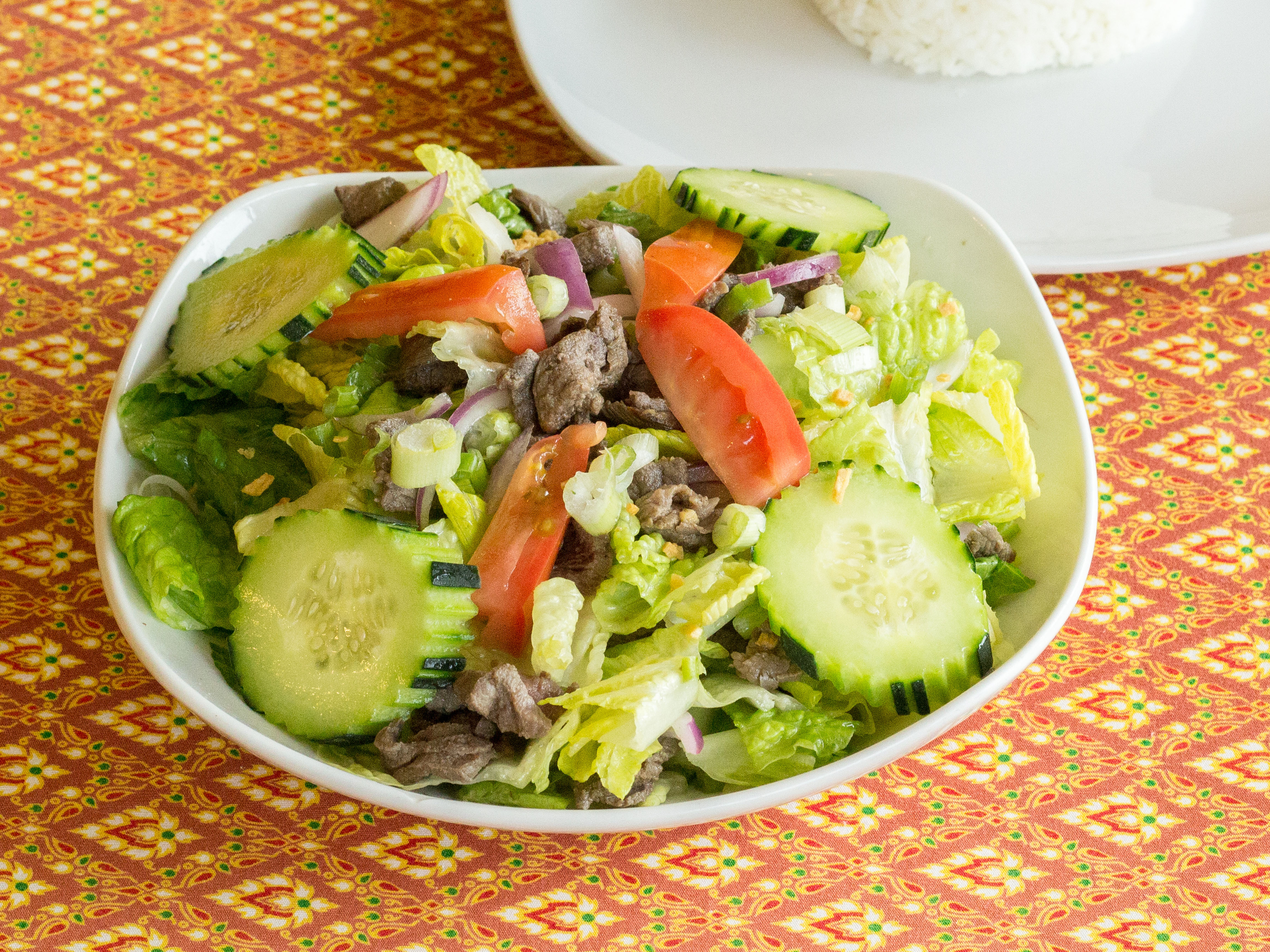 Order 19. Beef Salad food online from Simply Better Thai store, Fayetteville on bringmethat.com