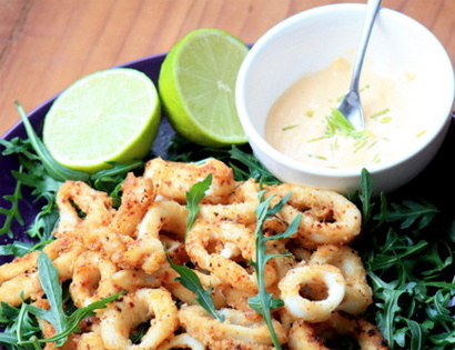Order Fried Crispy Calamari food online from Pho Cali store, Rocklin on bringmethat.com