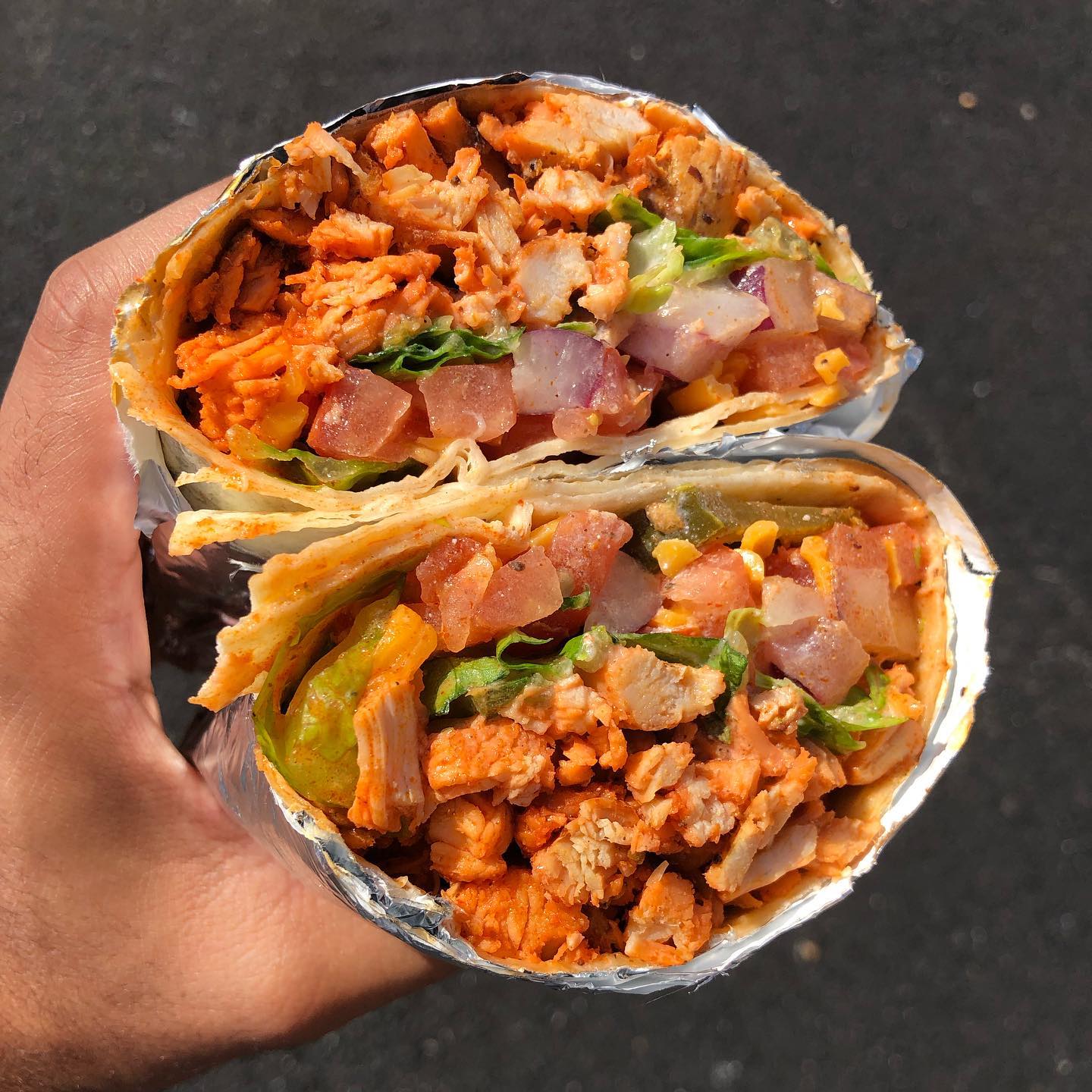 Order Buffalo Chicken Burrito food online from St. Louis Gyros store, Manchester on bringmethat.com
