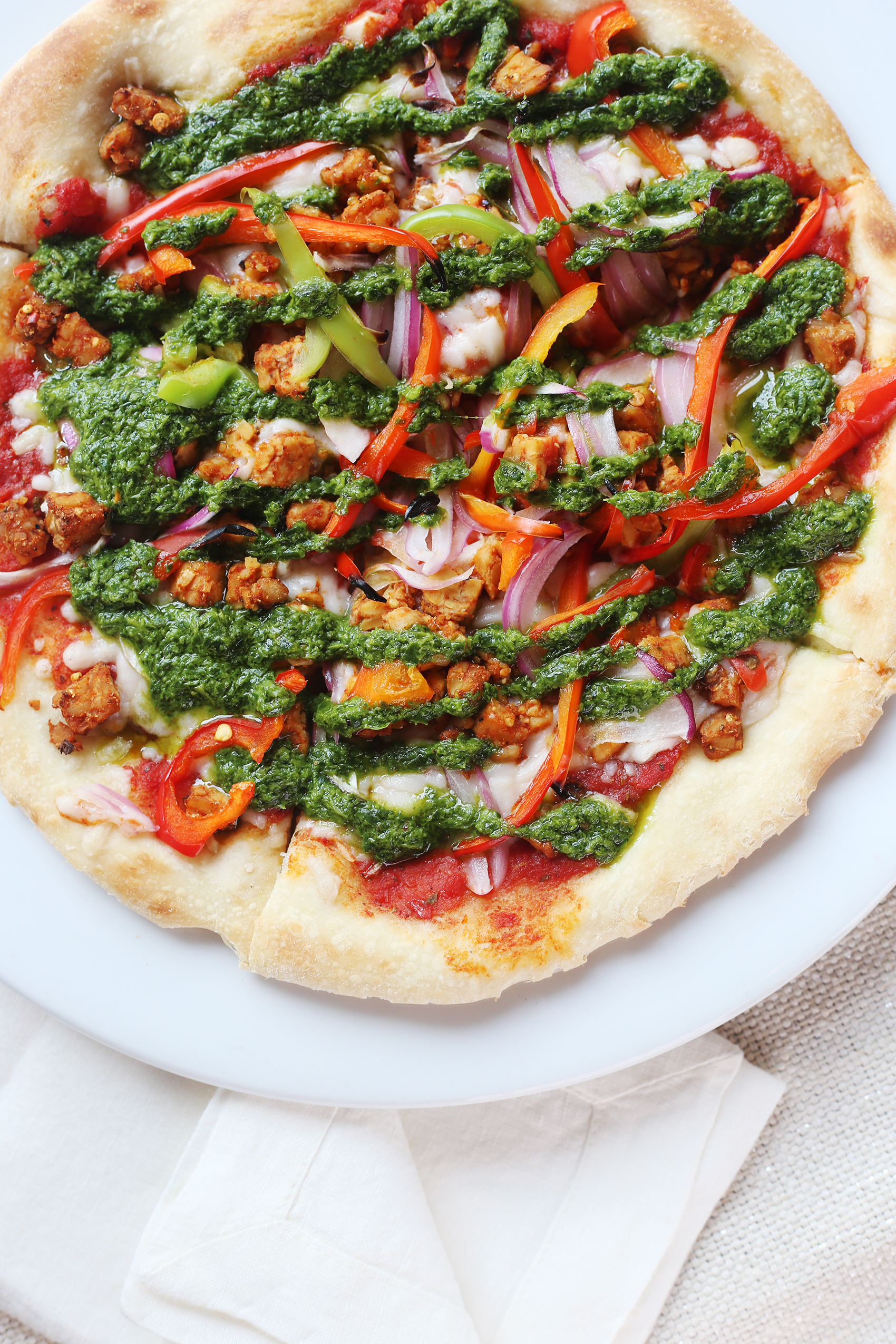 Order Sausage, Pepper and Onion Pizza food online from Sage Plant Based Bistro & Brewery store, Agoura Hills on bringmethat.com
