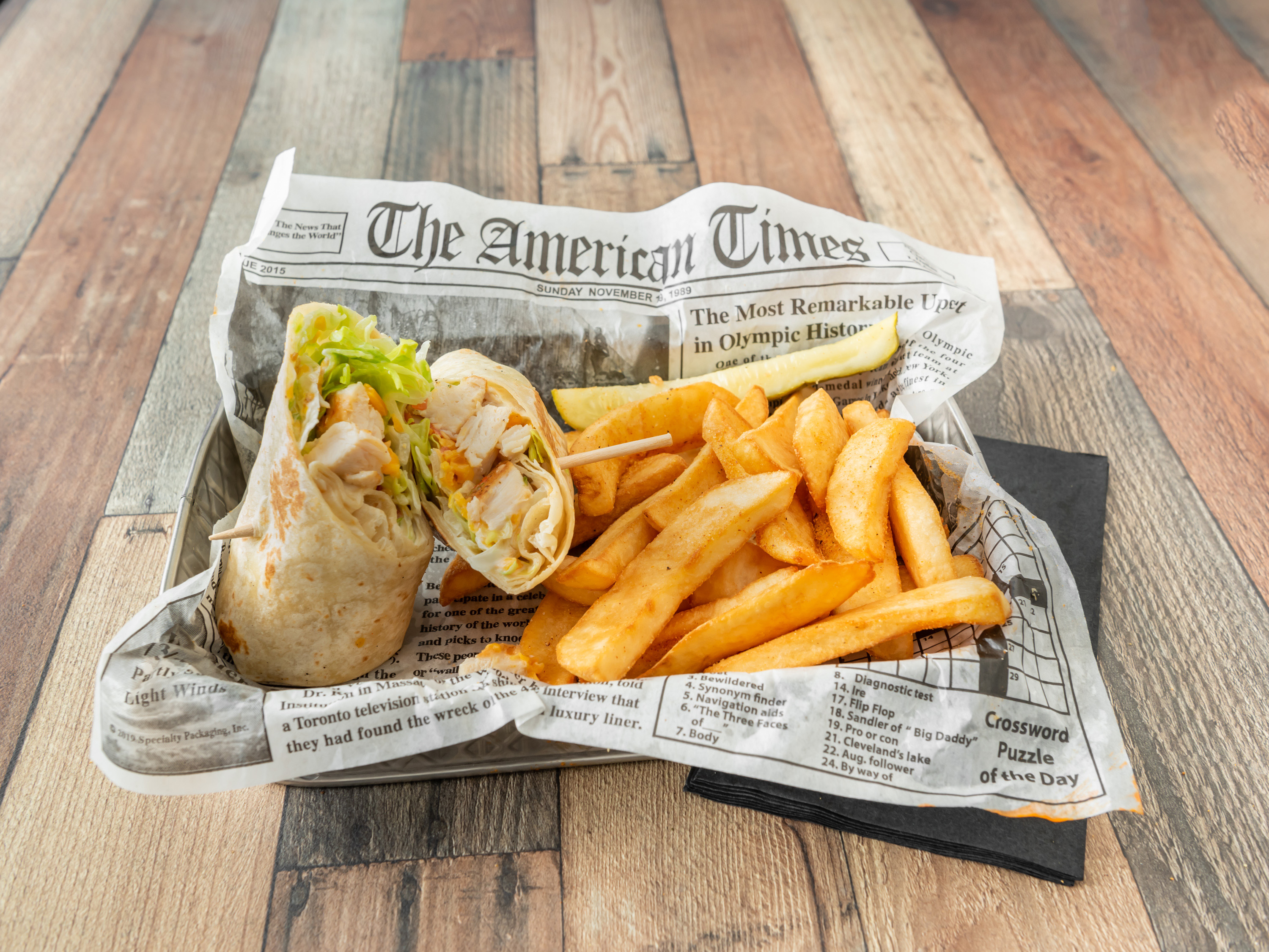 Order Chicken Wrap food online from Tipsy Bar And Pizza store, Huntley on bringmethat.com