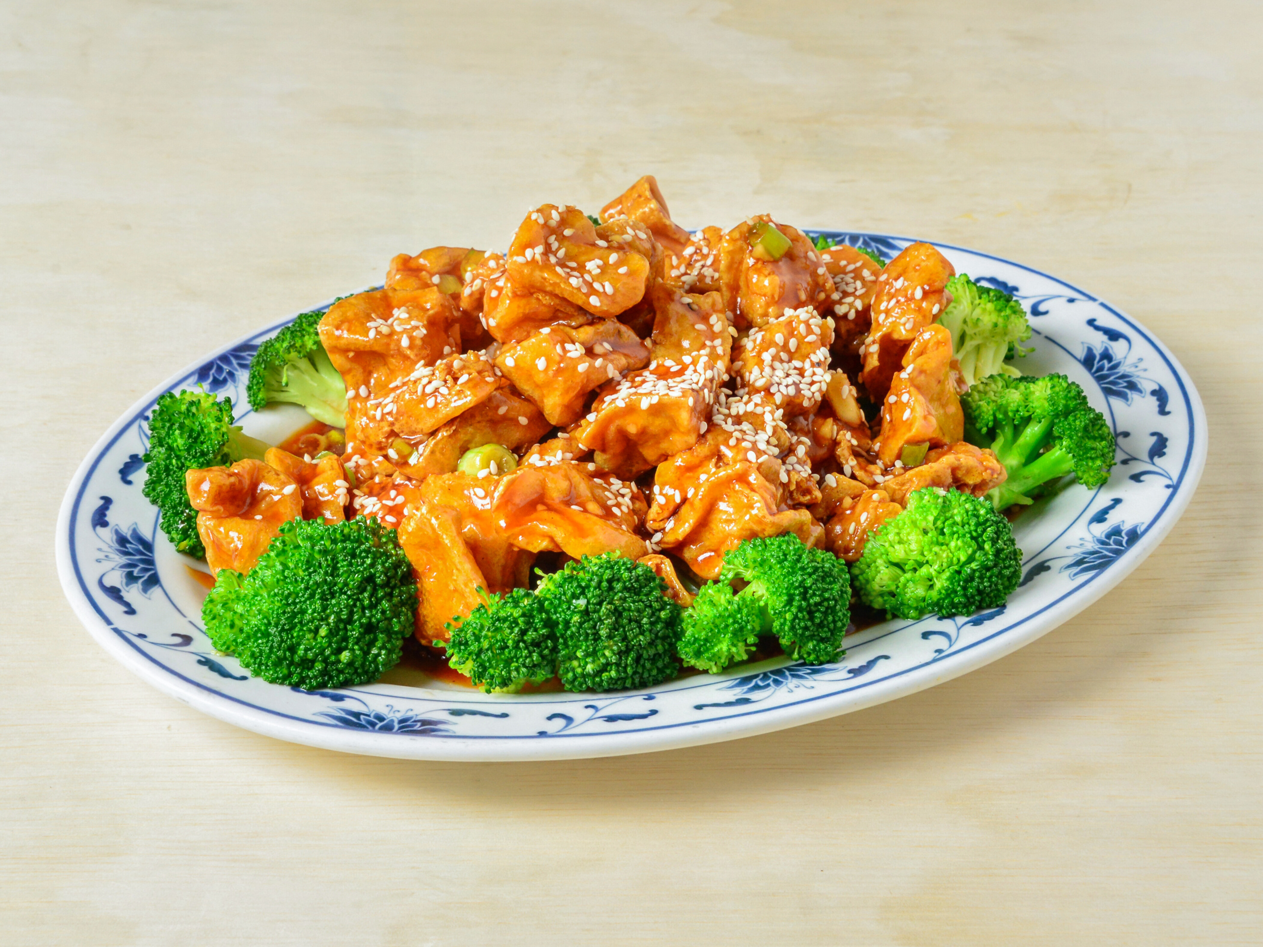 Order 84. Sesame Tofu food online from Great Taste Chinese Restaurant store, CLEVELAND on bringmethat.com