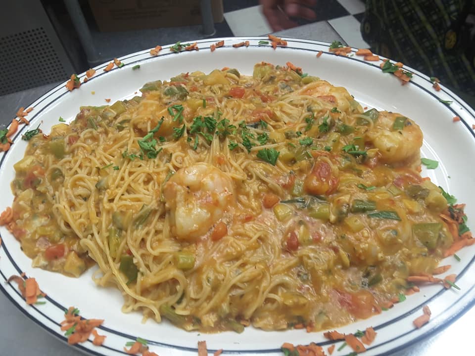 Order Seafood Combo Linguini food online from Palermos store, Albemarle on bringmethat.com