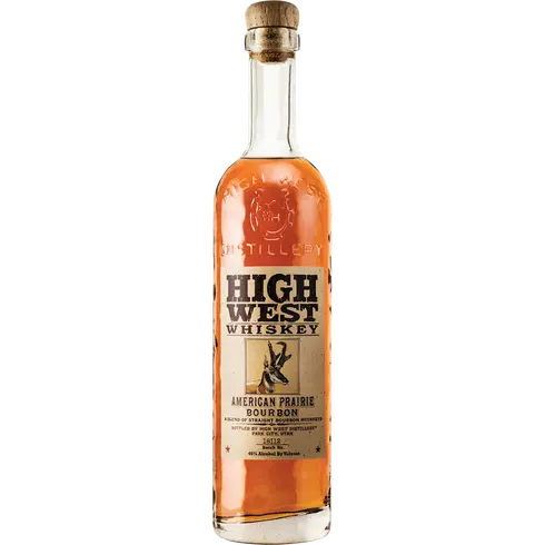 Order High West American Prairie Whiskey 750 ml. food online from Mirage Wine & Liquor store, Palm Springs on bringmethat.com