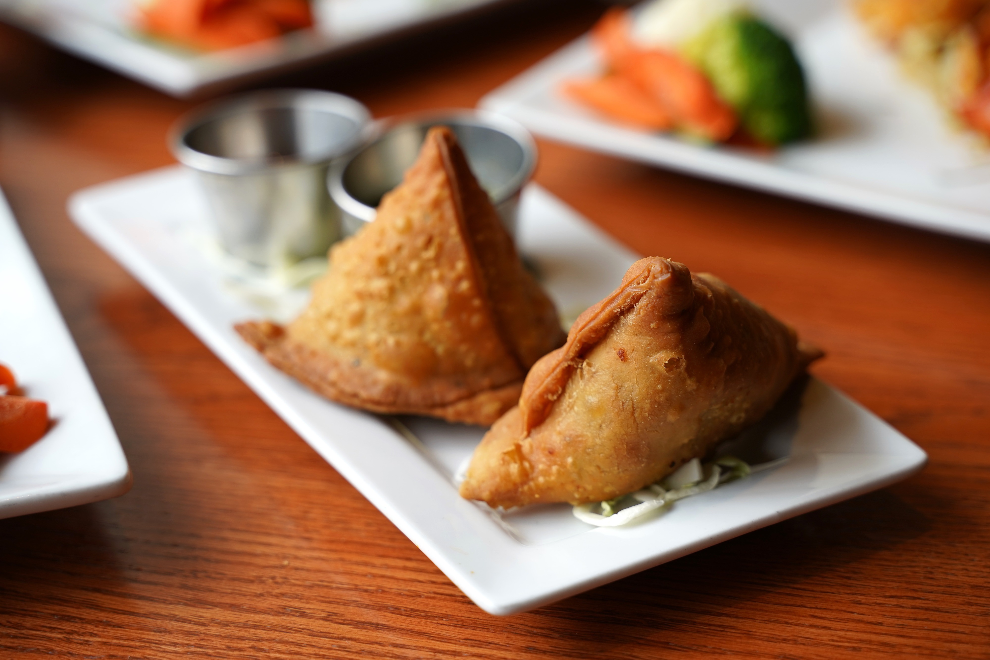 Order Meat Samosa food online from Little India Restaurant store, Lakewood on bringmethat.com