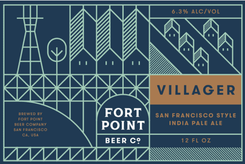 Order Fort Point Villager San Francisco Style IPA	 food online from Calibur store, San Francisco on bringmethat.com