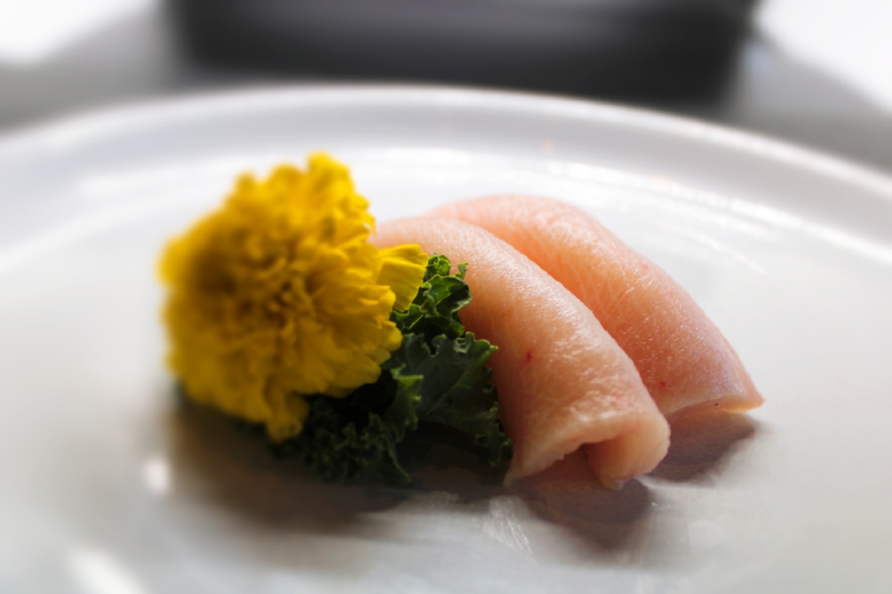 Order Fatty Yellowtail Sushi food online from Yes Sushi store, Pasadena on bringmethat.com