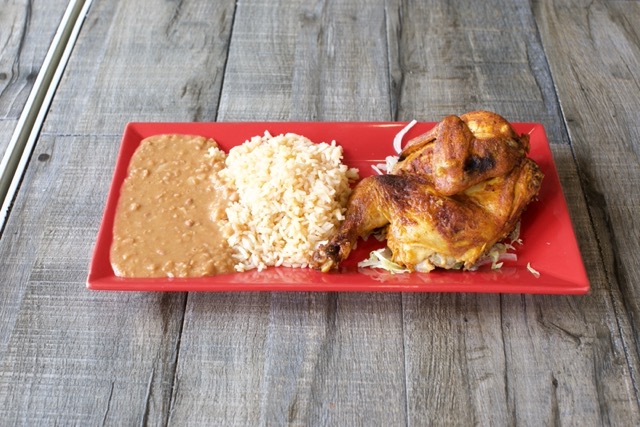 Order Grilled Half Chicken Platter food online from Xochitl Taqueria store, Brooklyn on bringmethat.com