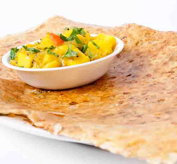Order Rava Masala Dosa food online from Priya Indian Cuisine store, Troy on bringmethat.com