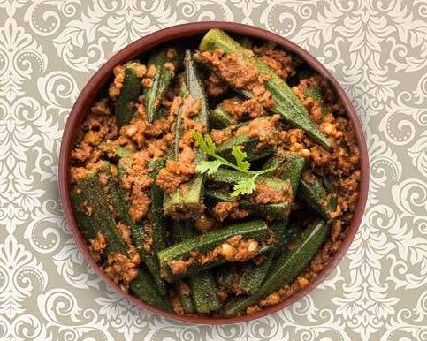 Order Okra Masala food online from Eternal Clay Pot store, Fort Collins on bringmethat.com