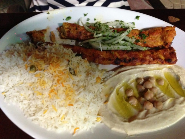 Order Chicken Kabob food online from Cafe Mawal store, Houston on bringmethat.com