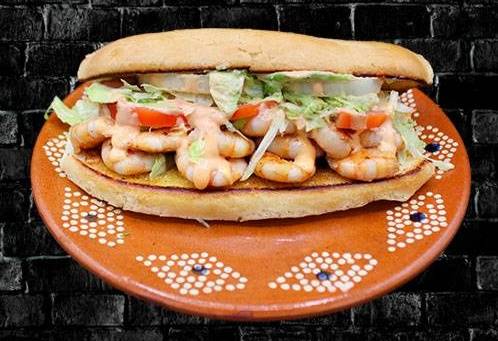 Order Shrimp Tortas food online from RIVAS MEXICAN GRILL store, Fort Mohave on bringmethat.com