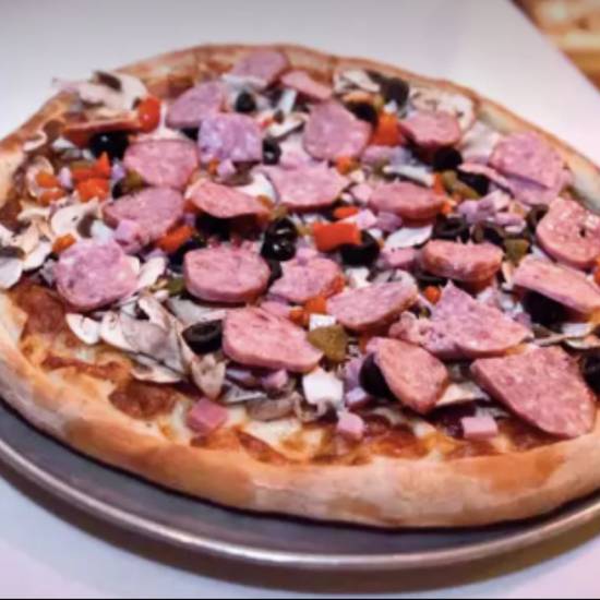 Order Super Deluxe Pizza food online from Tommaso store, San Francisco on bringmethat.com