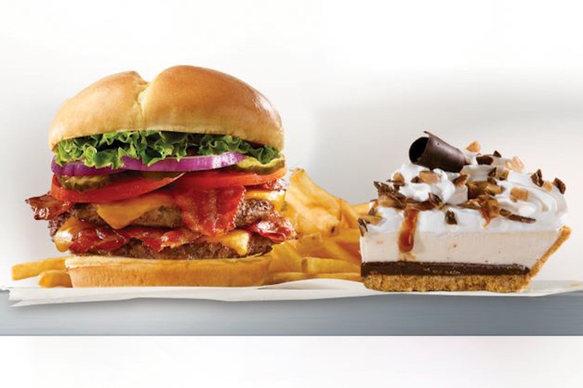 Order SMOKEHOUSE BACON DOUBLE CHEESEBURGER COMBO* food online from Bakery By Perkins store, Anderson on bringmethat.com