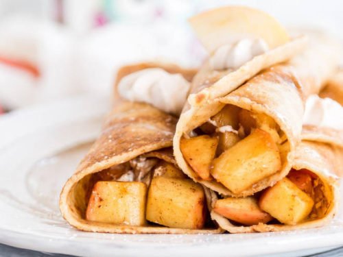 Order Cinnamon Apple Crepes food online from Neal Coffee Shop store, San Mateo on bringmethat.com