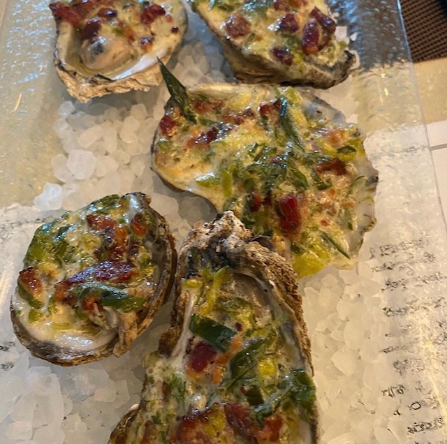 Order Roasted Oysters food online from Vg Bistro store, Roswell on bringmethat.com