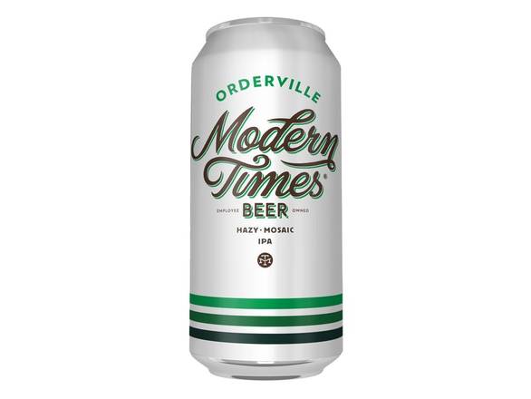 Order Modern Times Orderville IPA - 4x 16oz Cans food online from Southwest Liquor store, Thousand Oaks on bringmethat.com