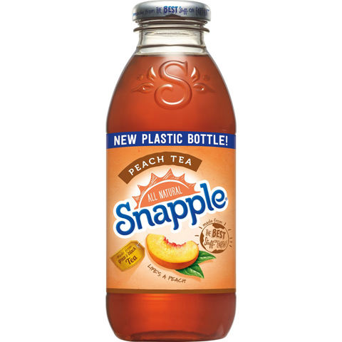 Order Snapple Peach Tea 16oz food online from 7-Eleven store, Red Oak on bringmethat.com