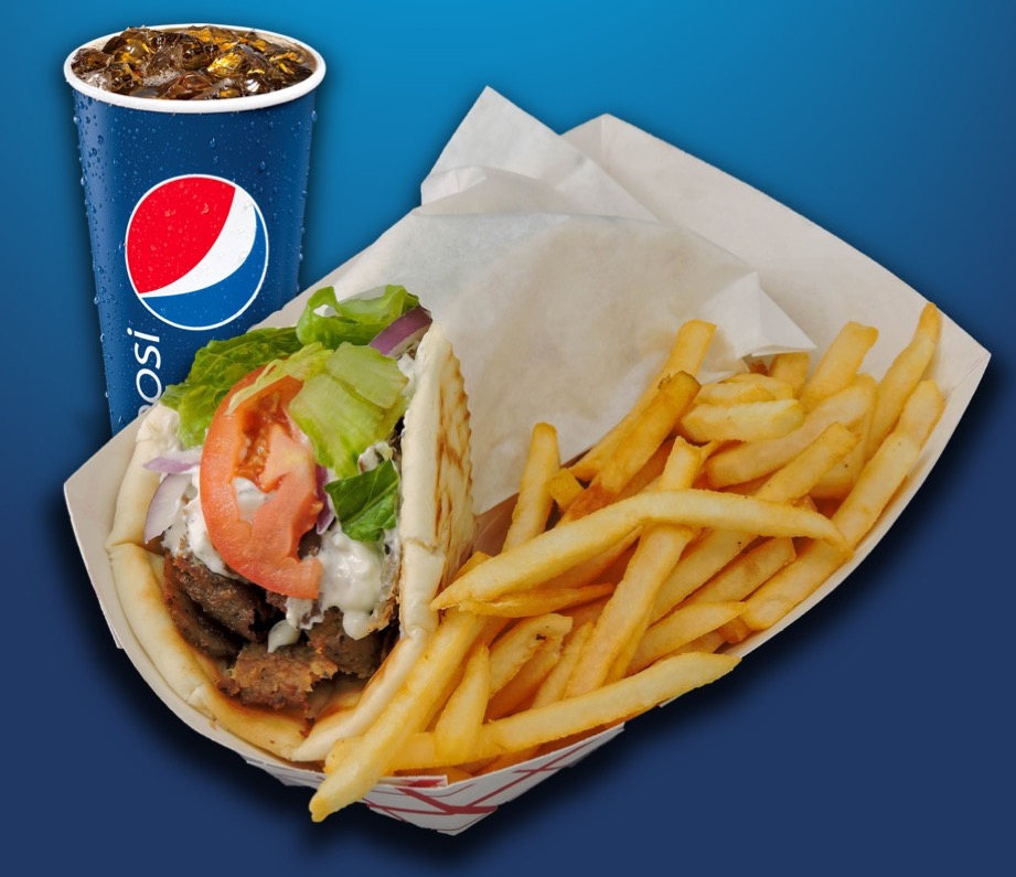 Order Gyro Sandwich Combo food online from Greek Kabob store, West Valley City on bringmethat.com