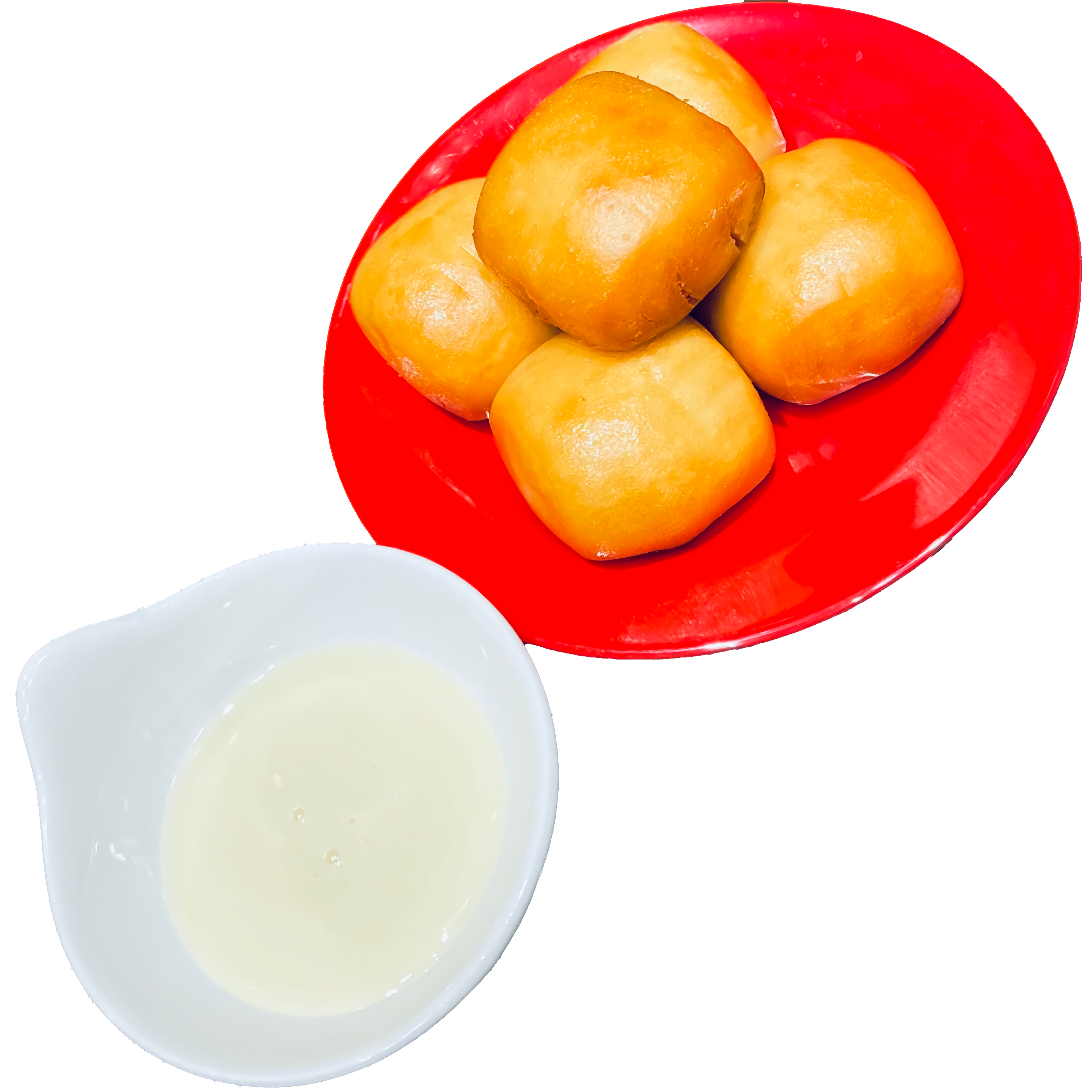 Order Fried Golden Buns (5) | 炸黃金小饅頭 (5個) food online from Ehotpot store, Tucson on bringmethat.com