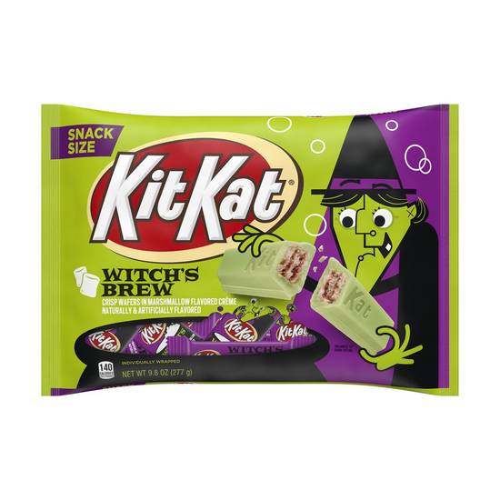 Order KIT KAT Witch's Brew Marshmallow Flavored Creme Snack Size Wafer Halloween Candy Bars, 9.8 OZ food online from Cvs store, Grand Forks on bringmethat.com