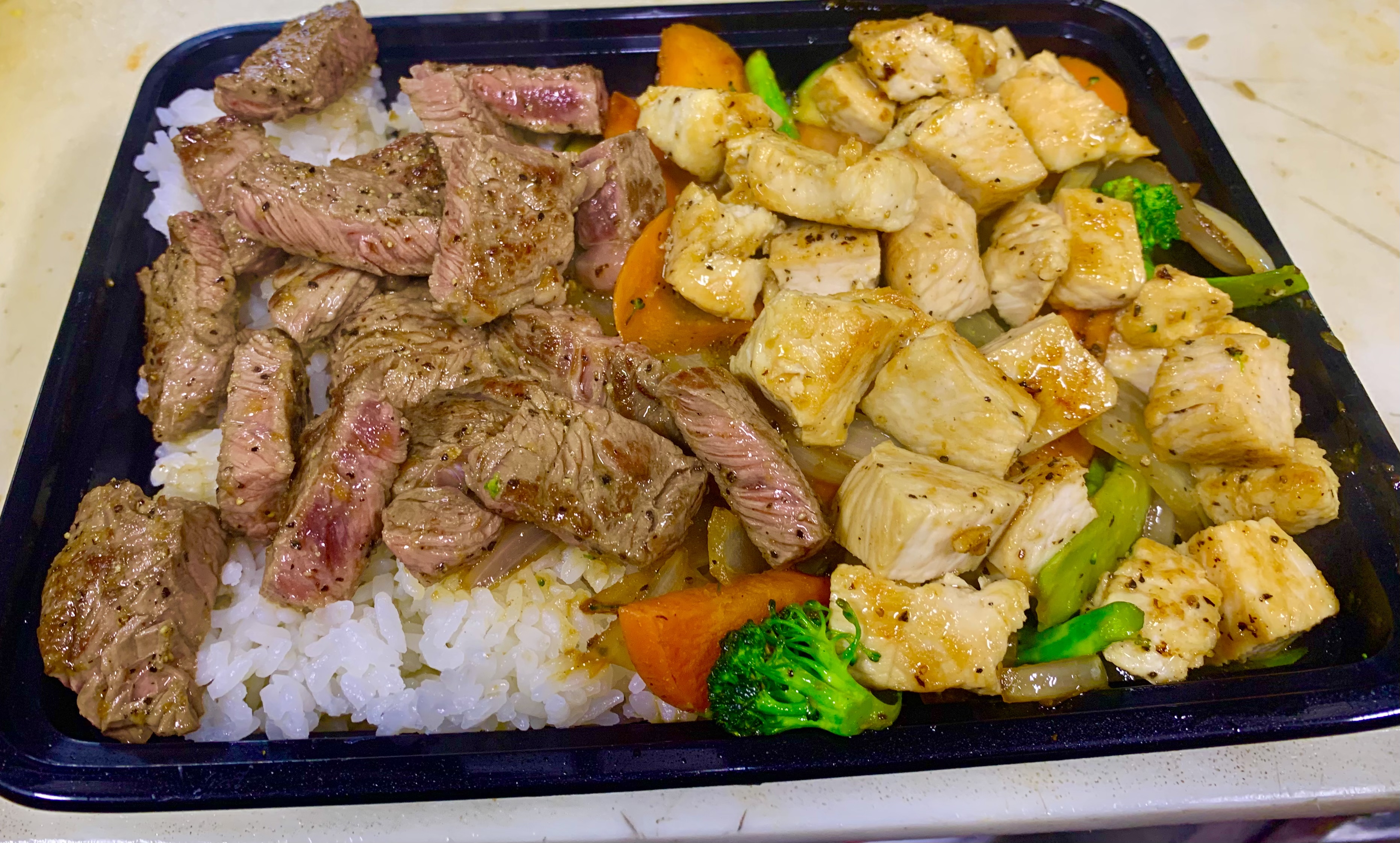 Order New York steak and chicken  food online from Samurai Hibachi Grill store, Los Angeles on bringmethat.com