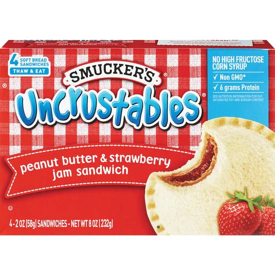 Order Uncrustables Strawberry 4pk food online from Cvs store, LAKEWOOD on bringmethat.com