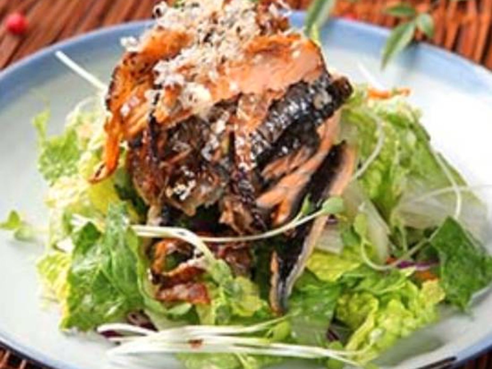 Order Salmon Skin Salad food online from The Room Sushi Bar store, Los Angeles on bringmethat.com