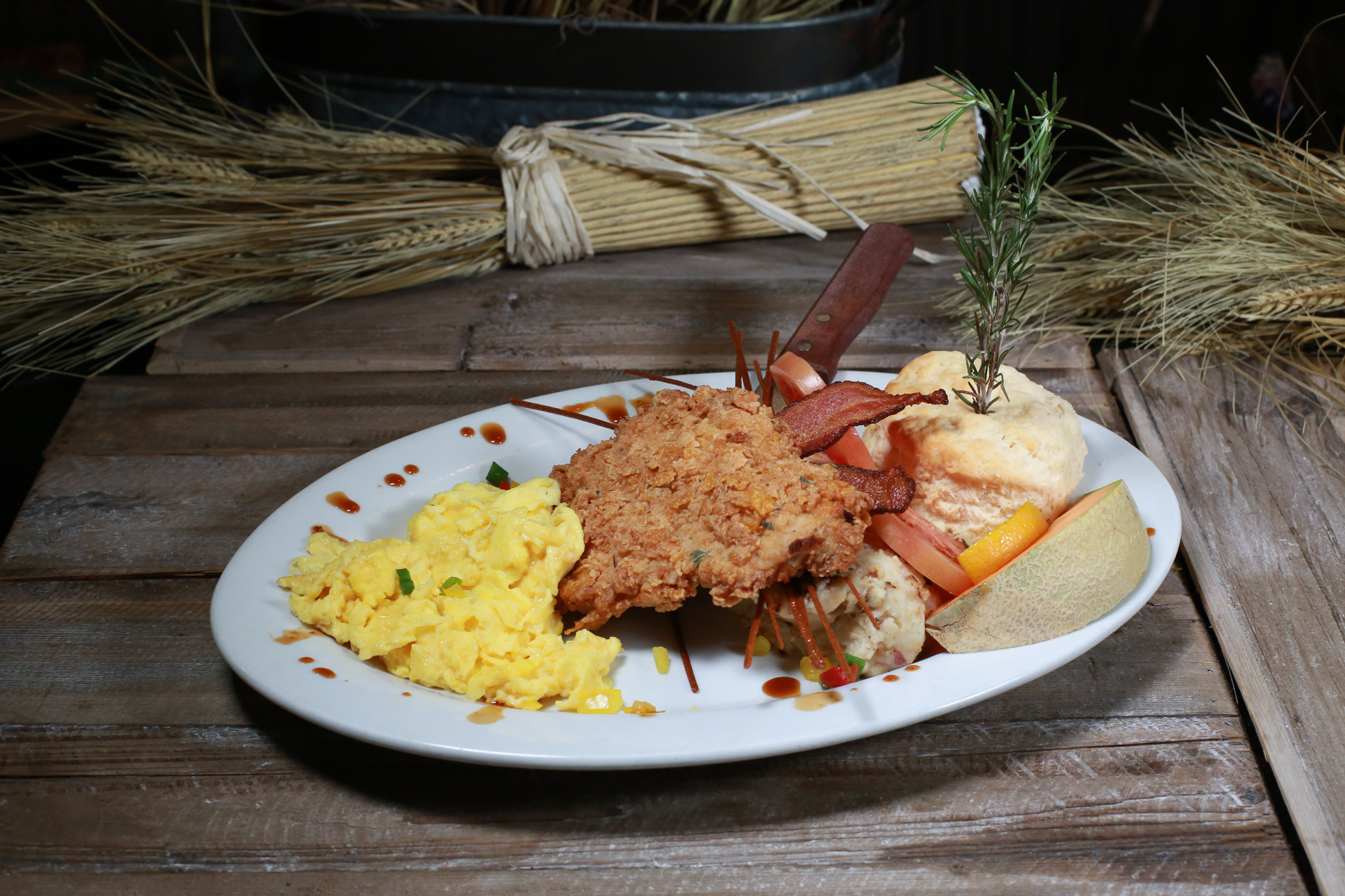 Order Andy’s Sage Fried Chicken & Eggs food online from Hash House a Go Go store, Las Vegas on bringmethat.com