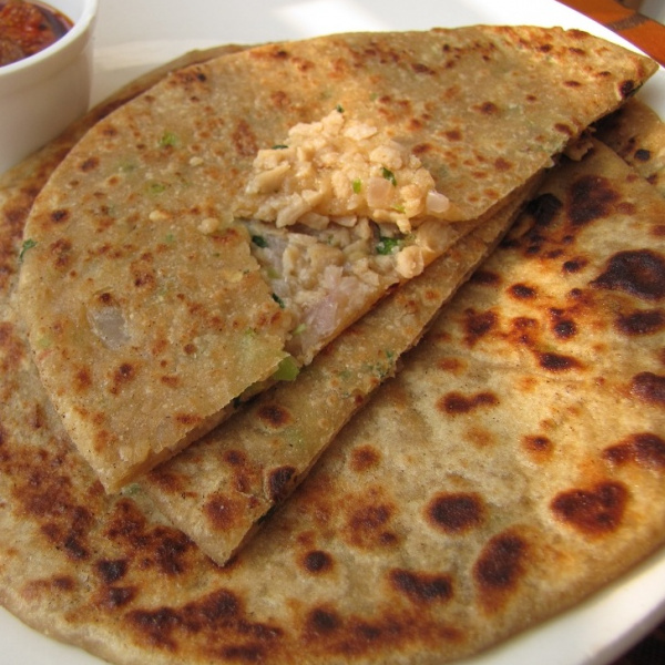 Order Aloo Paratha food online from Clay Oven store, San Mateo on bringmethat.com