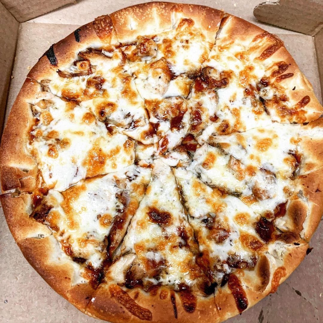 Order BBQ Chicken Pizza - Small 10" food online from George's Pizza II store, Worcester on bringmethat.com