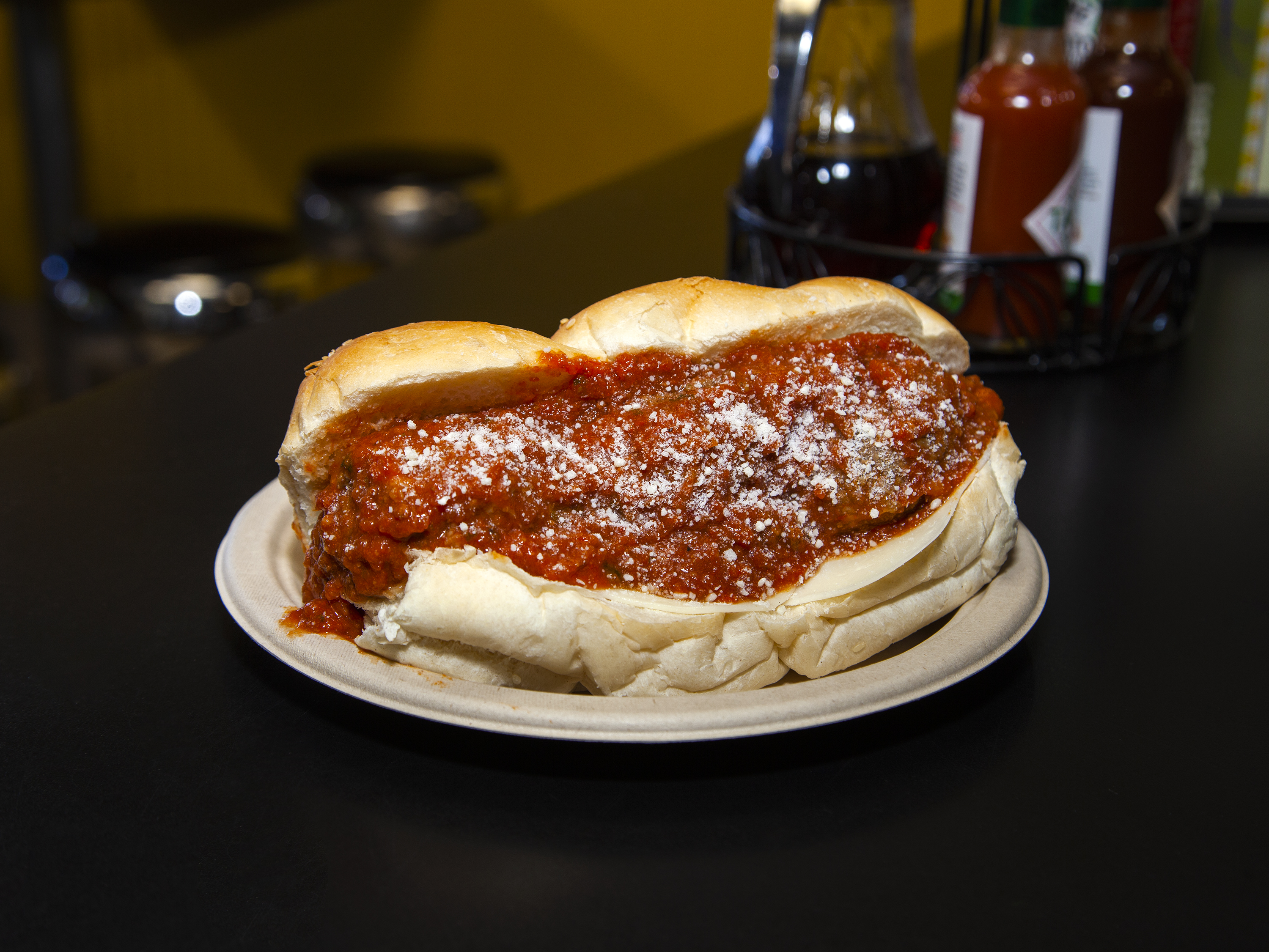 Order Meatball with Provolone Sandwich Lunch food online from Scali store, Boston on bringmethat.com