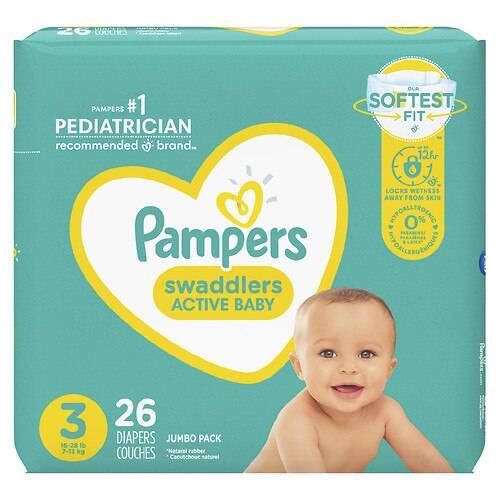 Order Pampers Swaddlers Diapers Size 3 - 78.0 ea food online from Walgreens store, CALLAHAN on bringmethat.com