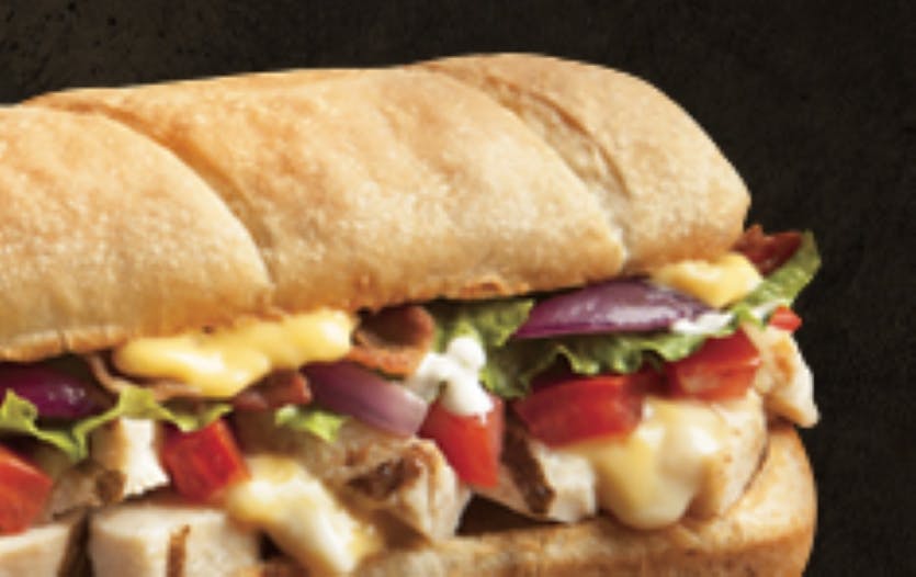 Order Chicken Club Sandwich - Sandwich food online from Round Table Pizza store, El Cajon on bringmethat.com