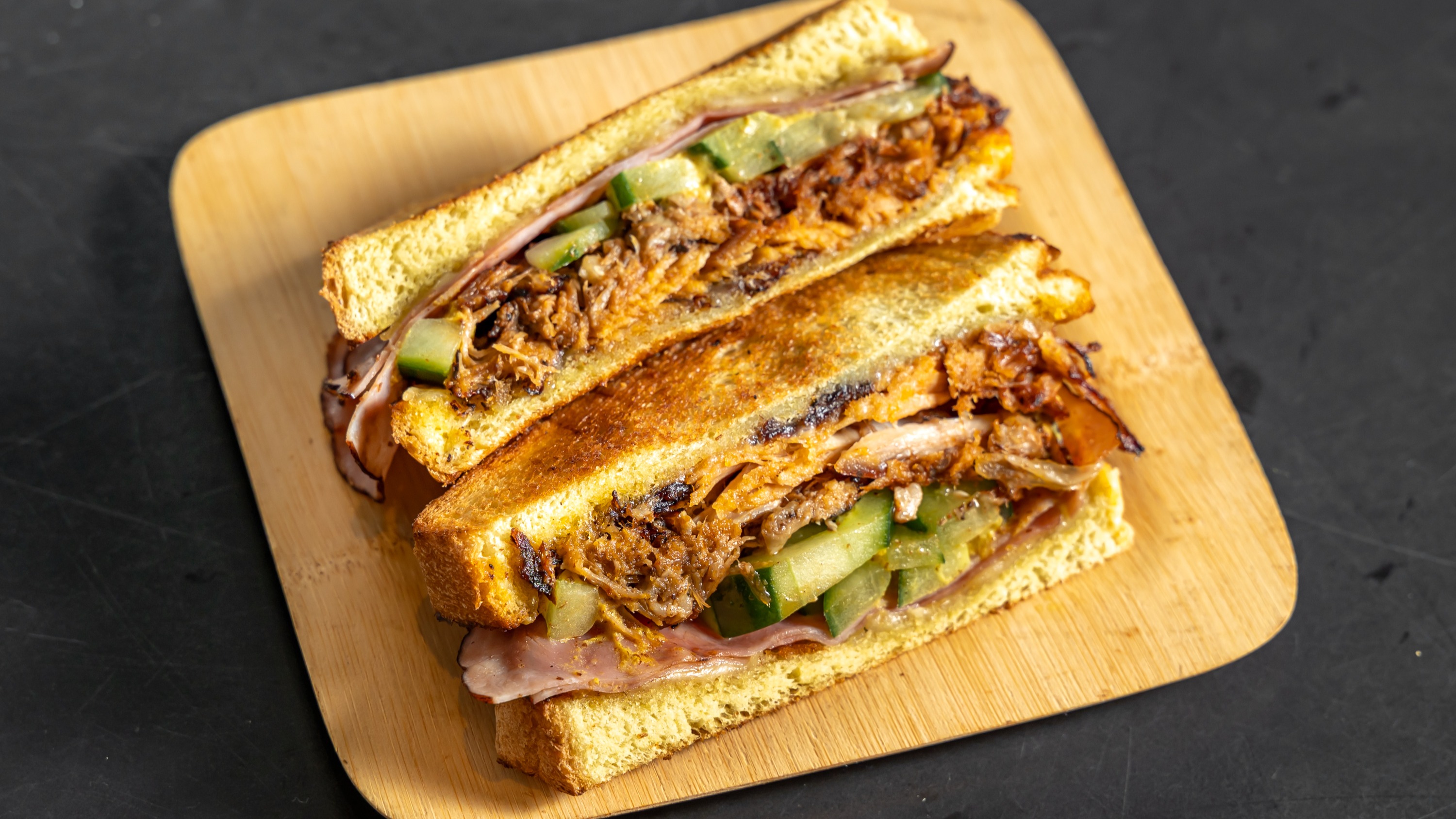 Order Cubano Grilled Cheese food online from Veritable store, New York on bringmethat.com