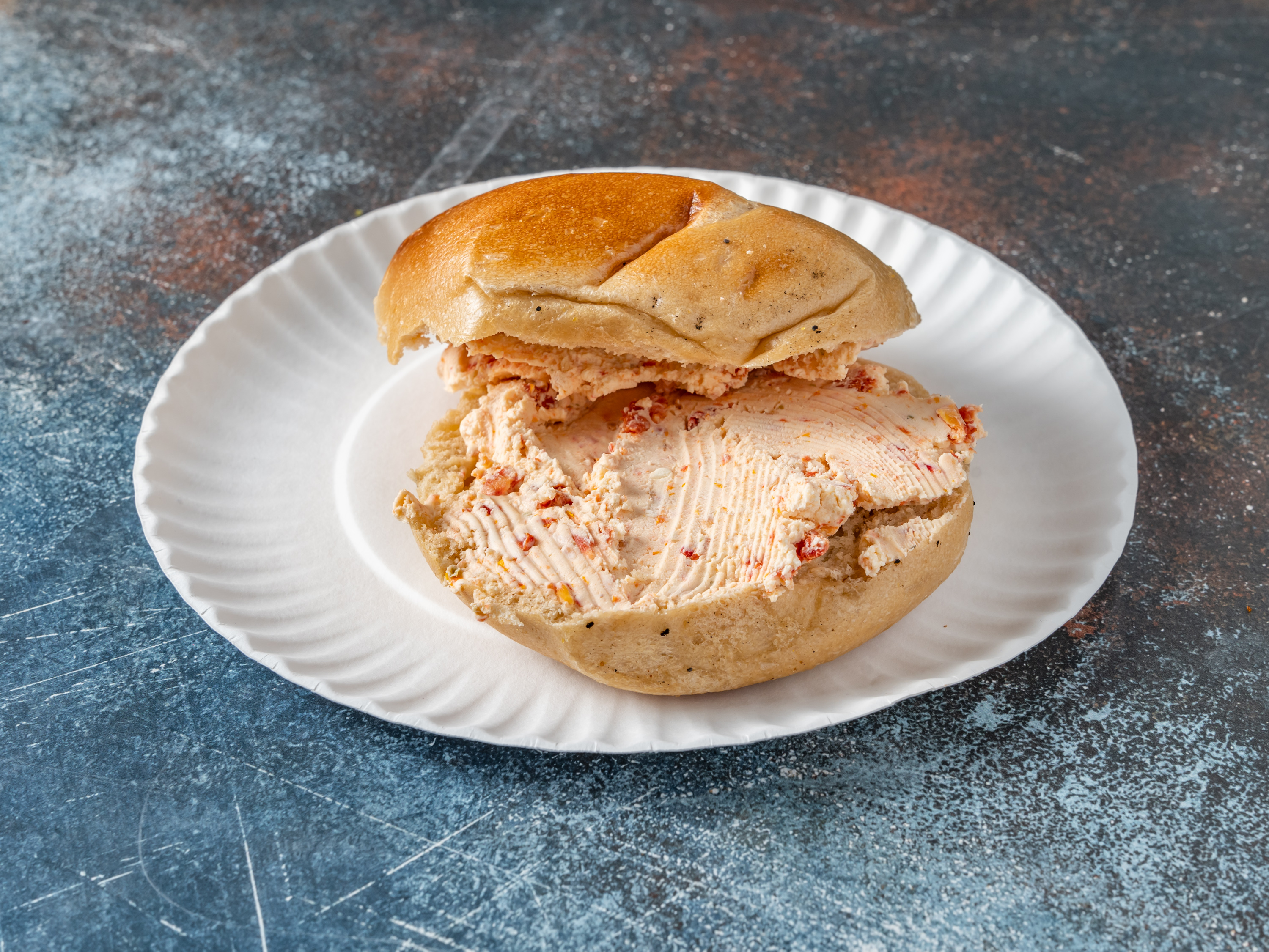 Order Sun dried tomato cream cheese  food online from Forest Hills Bagels store, Forest Hills on bringmethat.com