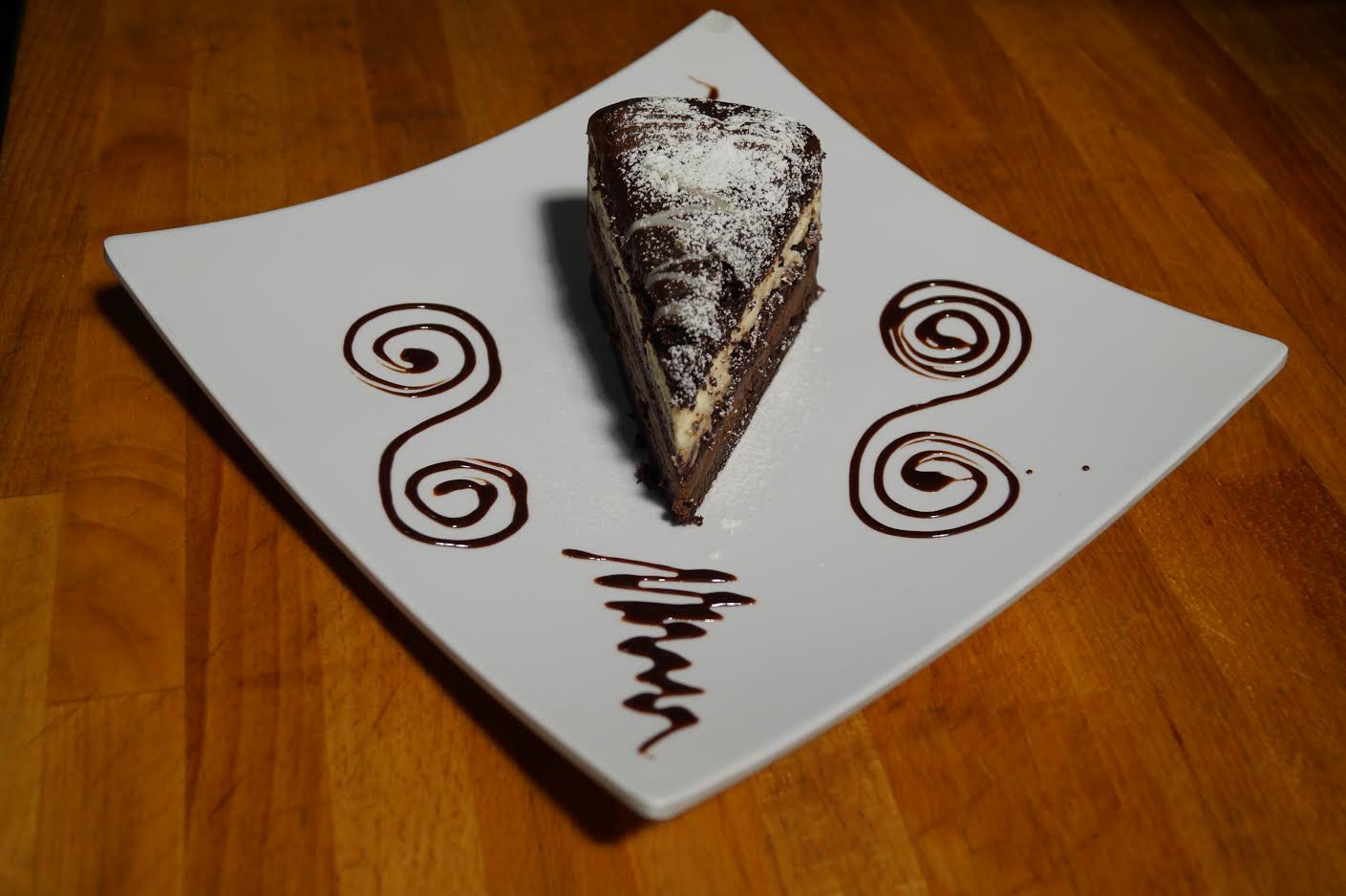 Order Chocolate Mousse Cake food online from Pizza Lounge store, Houston on bringmethat.com
