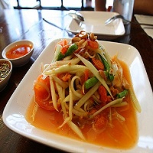 Order Som Tam** food online from Pad Thai Restaurant store, Quincy on bringmethat.com