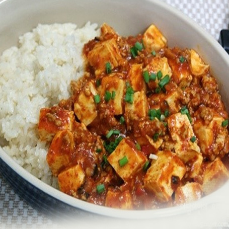 Order Mapo Tofu Rice food online from Tian Chinese & Korean Cuisine store, Ellicott City on bringmethat.com